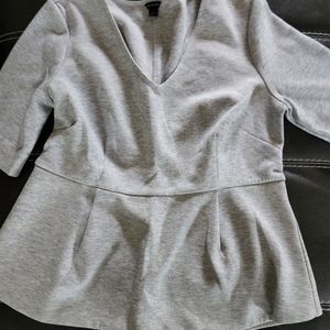 peplum waist shirt